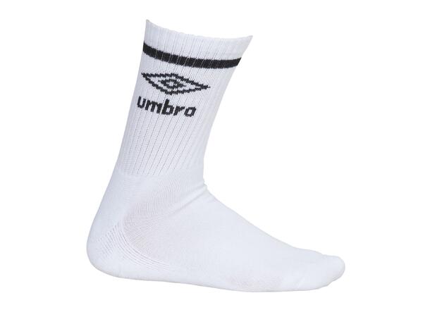 UMBRO Core Tennis Socks 3 pk Hvit 35-39 Gode tennissokker 